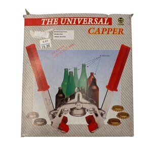 Rigamonti The Universal Capper For‎ Crown Caps 26.5mm With Red Handles